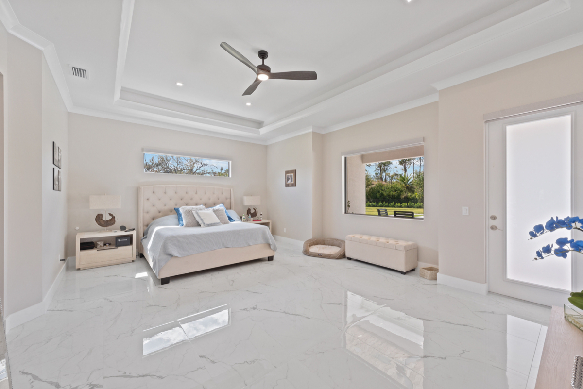 Primary suite at Brynwood Estate, Fort Myers