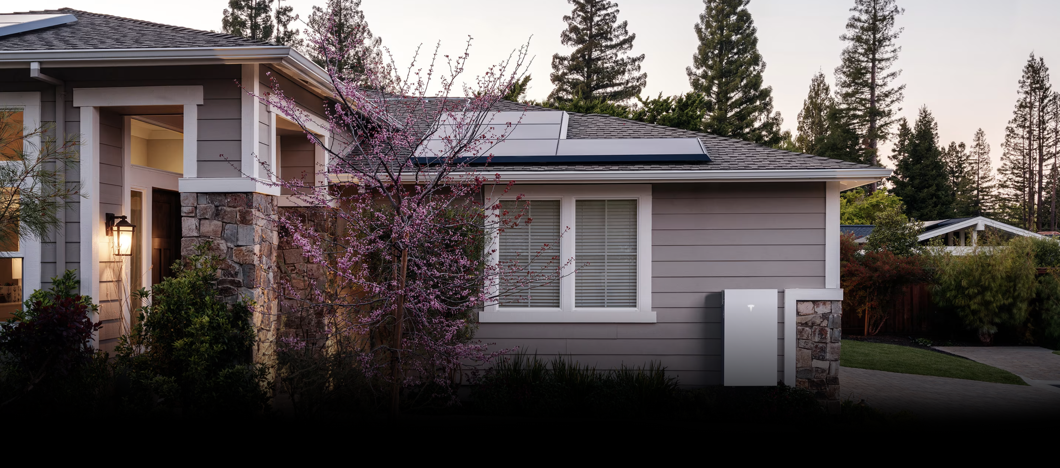 Tesla Powerwall mounted on a home