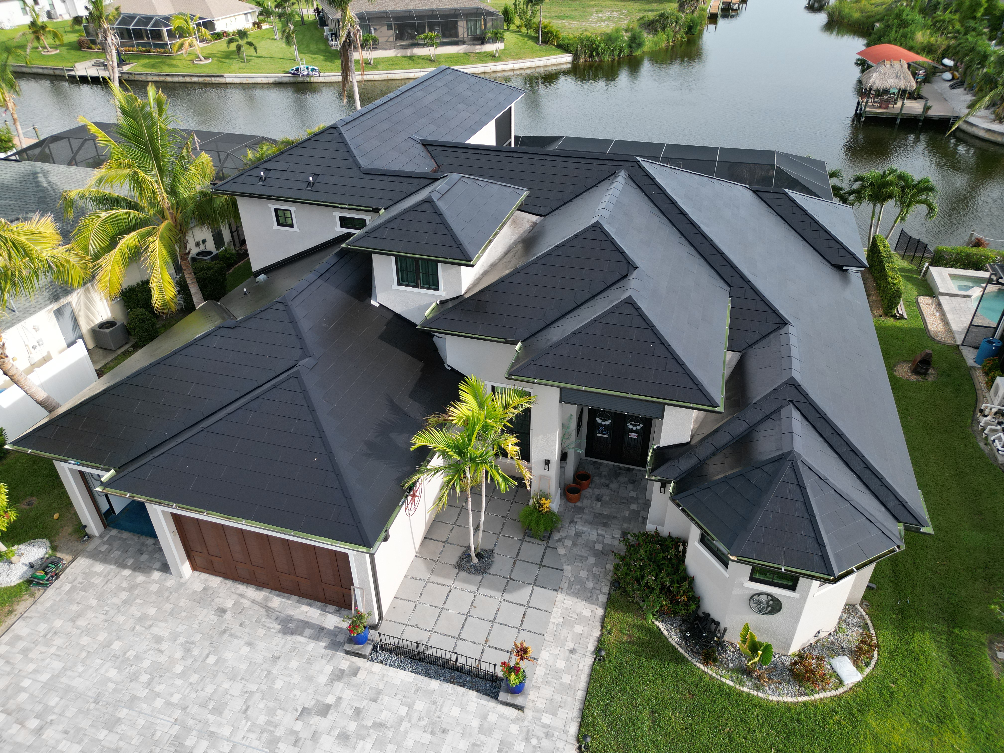 Tesla Solar Roof on a Bonita Springs home