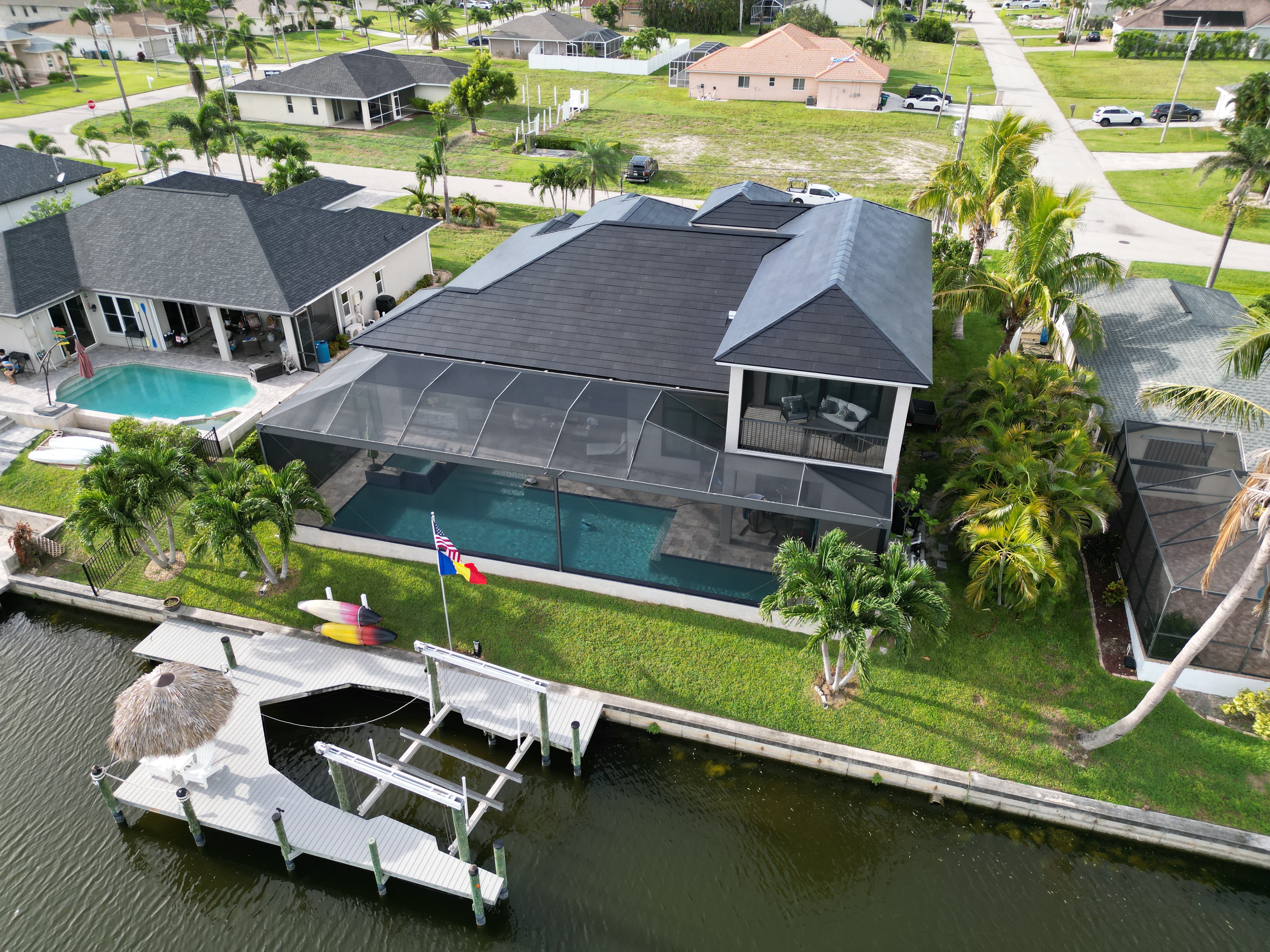 Completed Tesla Solar Roof install in Bonita Springs, FL
