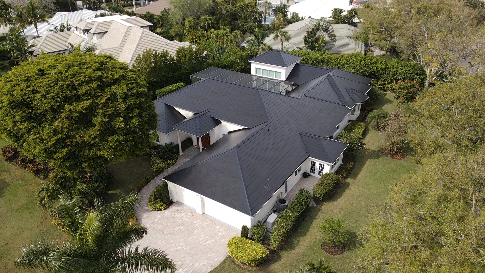 Aerial of a PrimeBid home with rooftop solar