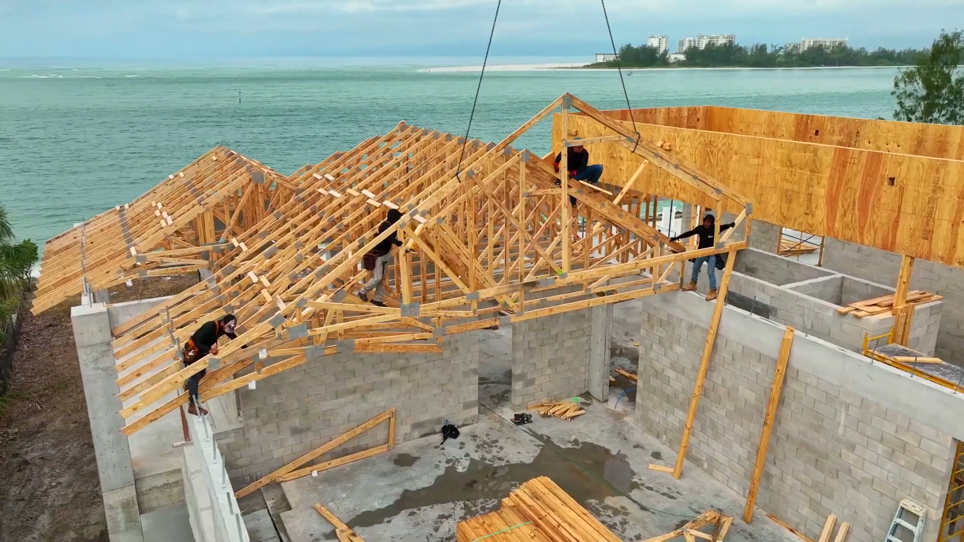 A PrimeBid custom home under construction